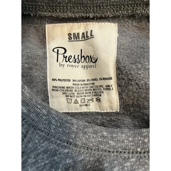 Women’s Pressbox By Royce Apparel Auburn Tiger Crop Sweatshirt Small - Picture 5 of 5